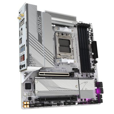4. Gigabyte B650M AORUS ELITE AX ICE Mainboard