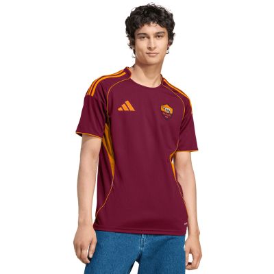 Herren adidas AS Roma 25/26 Heimtrikot Burgunderrot JP4184