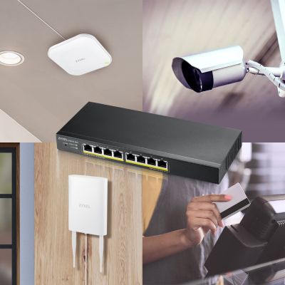 7. Zyxel GS1915-8 8p Managed Gigabit Switch