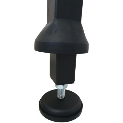 10. Turn-Wandverlängerungsstange aus Holz und Metall mit Metallgriff in Eichenfarbe, Bank K 511