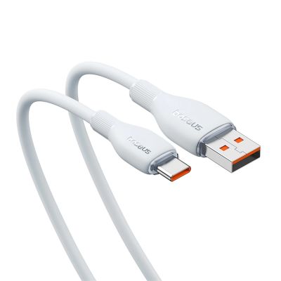 3. Baseus Pudding 100W USB-A - USB-C Kabel 1,2 m - Weiß