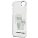 4. Karl Lagerfeld KLHCI8HNKCTGT iPhone 7/8/ SE 2020 / SE 2022 transparente Hartschale Gliter Karl&Choupette