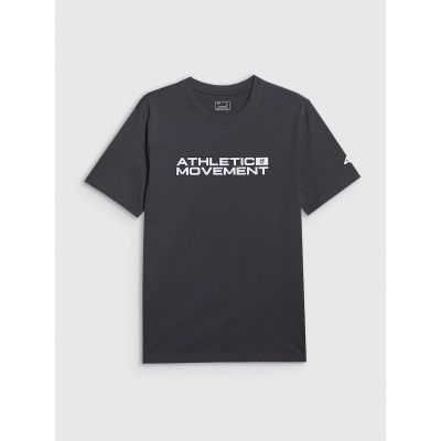9. Herren-T-Shirt mit Aufdruck, regulär, Größe 4F 4FRAW25TTSHM3384-22S