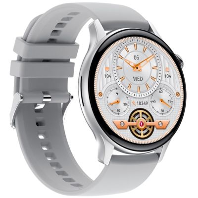2. RUBICON RNCF10 Silber/Grau Damen-Smartwatch SMARUB238