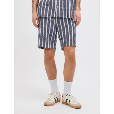 7. Jack&Jones kurze Jogginghose JPSTJAIDEN COBA STRIPE JOG SHORTS REG SN 12274413 OCEAN CAVERN