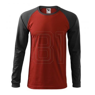 5. Malfini Street LS M T-Shirt MLI-13023 Marlboro Rot