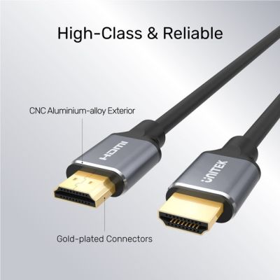 9. UNITEK HDMI 2.1-Kabel, 8K 60Hz, 4K 120Hz, 5 m, C140W
