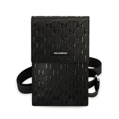 2. Karl Lagerfeld Handtasche KLWBSAMSMK schwarz/schwarz Monogram Plate
