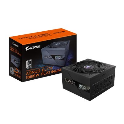27. Gigabyte AORUS ELITE P1000W 80+ Platinum Modulares PCIe 5.0 ICE Netzteil (GP-AE1000PM PG5 ICE)