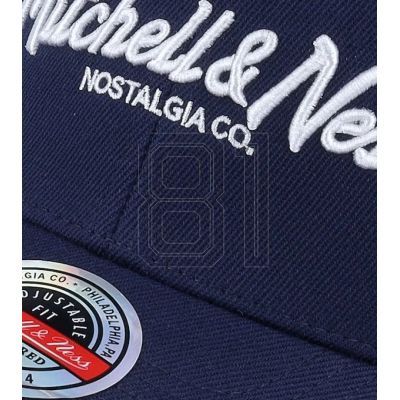 5. Mitchell & Ness NBA Pinscript Classic Cap HHSSINTL103-MNNYPPPNAVY