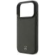 6. Mercedes Leder-Mesh-Hülle mit Bow Line MagSafe für iPhone 18 Pro / 17 Pro – Dunkelgrau