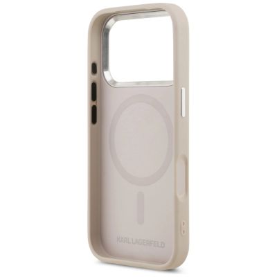 7. Karl Lagerfeld Choupette Pin MagSafe Hülle für iPhone 17 Pro Max – Pink