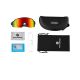 3. Rockbros polarisierte Sonnenbrille, 5 Gläser, grau