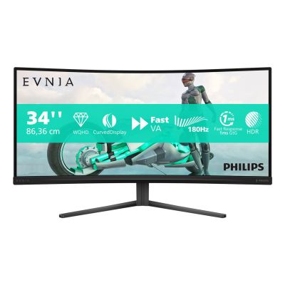2. Philips Evnia 34M2C3500L/00 Computermonitor 86,4 cm (34") 3440 x 1440 px Wide Quad HD LCD Schwarz
