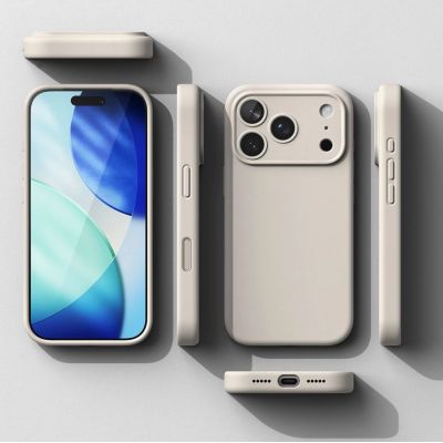 7. Ringke Silikon Magnetische MagSafe Hülle für iPhone 17 Pro - Beige