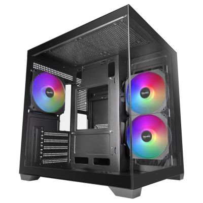 TACENS MARS MC-VIEW3 3xARGB USB-C mATX- Gehäuse