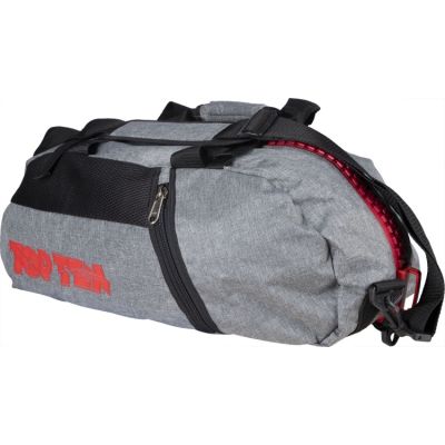 TOP TEN Sporttasche mit Rucksackfunktion "Grau" 55cm x 29cm x 27 cm