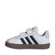 5. Adidas VL Court 3.0 Skateboardschuhe für Kinder, Weiß und Grau, ID9157