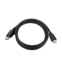 GEMBIRD CC-DP-HDMI-1M Kabel (DisplayPort - MHDMI M - 1m; schwarz)