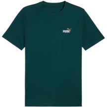 Puma Ess 2 Color Small No. 1 Logo Tee Seegrün 684717 75