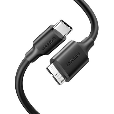 3. Ugreen Kabel USB Typ C - Micro-USB Typ B SuperSpeed ​​​​3.0 1 m schwarz (US312 20103)