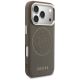 4. Guess Perforierte 4G MagSafe Hülle für iPhone 17 Pro Max - braun