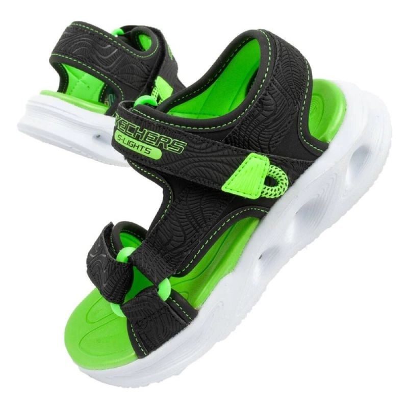 12. Skechers Jr. 401673L/BKLM Sandalen