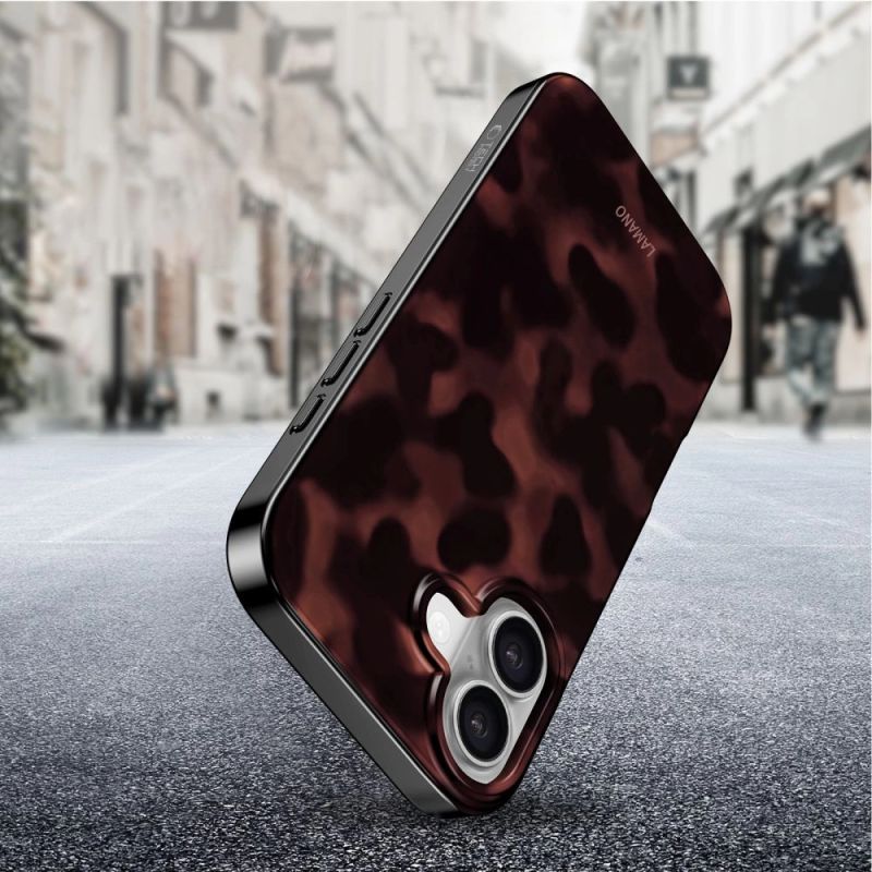 8. Tech-Protect Lamano MagSafe Hülle für iPhone 16 - Schwarz und Rot