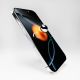 6. Puro Flexible Glass D3O Hybridglas mit schwarzem Rahmen für iPhone 16 Pro