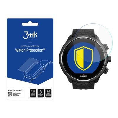 3mk Watch Protection™ v. FlexibleGlass Hybridglas auf Suunto 9 Baro Titanium