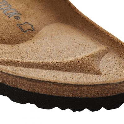 10. Birkenstock Arizona Birko-Flor Gold Damen Flip-Flops normal breit (1016110)