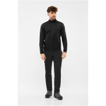 VIKING Admont Herren-Sweatshirt mit durchgehendem Reißverschluss, Schwarz, XXXL