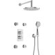 Unterputz-Duschset mit Thermostat-Box – inklusive Duschkopf