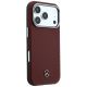 4. Mercedes Leder-Halbhülle in Holzoptik mit MagSafe-Funktion für iPhone 17 Pro Max / 18 Pro Max – Burgunderrot