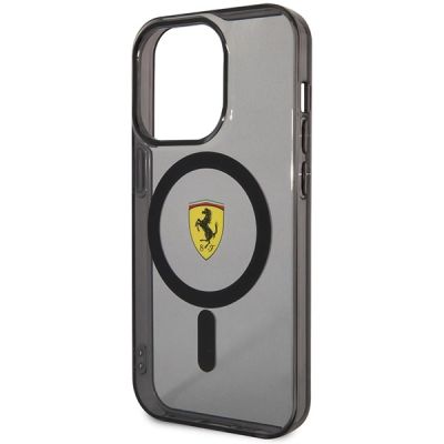 6. Ferrari FEHMP14XURKK iPhone 14 Pro Max 6,7" schwarz/schwarz Hardcase Translucent Magsafe