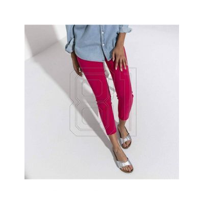 5. Birkenstock Madrid Birko-Flor Silver Damen Flip-Flops normal breit (0040411)