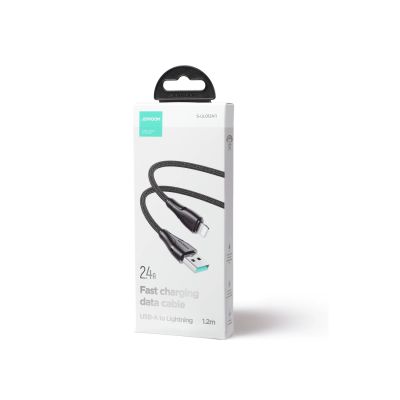 5. Joyroom Surpass Series A11 USB-A / Lightning 2,4A-Kabel 1,2 m – Schwarz