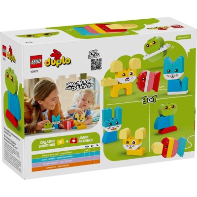 2. LEGO DUPLO MEIN ERSTES 3-in-1-Set 10477 Kreative, niedliche Tiere 3-in-1