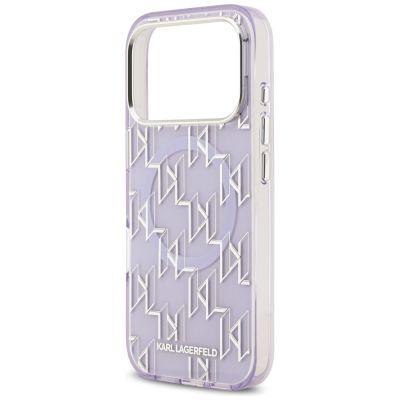 6. Karl Lagerfeld IML KL Monogram MagSafe Case für iPhone 17 Pro Max - Lila