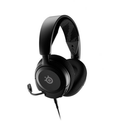 6. Steelseries Arctis Nova 1 Gaming-Headset mit Kabel und Kopfbügel, Schwarz