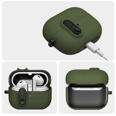 3. Tech-Protect Slim Hook Case für Samsung Galaxy Buds 3 / 3 FE / 3 Pro – Grün