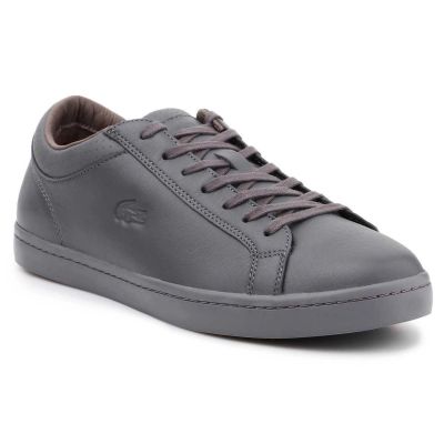 2. Lacoste Straightset 4 Srm Gry Leather M 30SRM4015 Schuhe