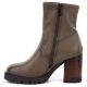 3. Damen-Ankle-Boots in Khaki mit Blockabsatz, Modell Potocki 12419