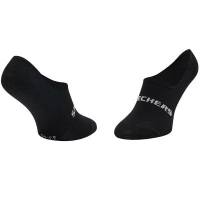 2. Skechers 2PPK Mesh Ventilation Footies Socken SK44008-9999 Schwarz 35-38