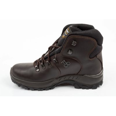 3. Grisport Herren-Trekkingschuhe, knöchelhoch, aus marronefarbenem Leder, wasserdicht