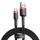 Baseus Cafule USB-A / USB-C QC 3.0 3A Kabel 1 m - Schwarz und Rot