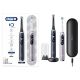 2. Oral-B iO 80363731 Elektrische Zahnbürste für Erwachsene, rotierende und pulsierende Zahnbürste, Schwarz, Silber