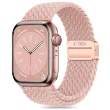 Tech-Protect Nylonmag-Armband für Apple Watch 4 / 5 / 6 / 7 / 8 / 9 / SE / Ultra 1 / 2 (42 / 44 / 45 / 49 mm) – Pink