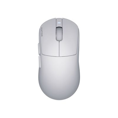 HATOR Quasar 3S Ultima 8K Kabellose Gaming-Maus, Rechtshänder, RF-Funk + Bluetooth + USB Typ-C, Optischer Sensor, 30000 DPI