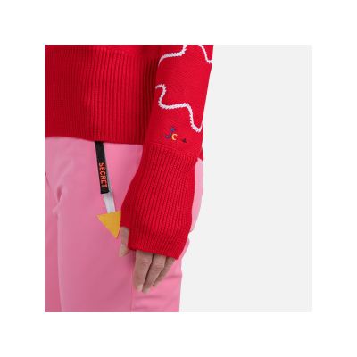10. Rossignol W Jcc Rollkragenpullover Rot